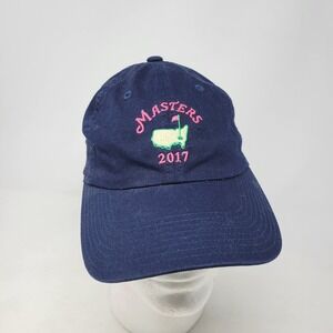 Masters 2017 Golf Hat Adjustable Strapback Cap Augusta‎ National Blue